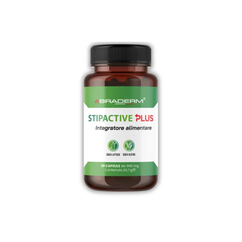 Stipactive Plus Integratore Intestinale con Senna e Malva 30 Capsule