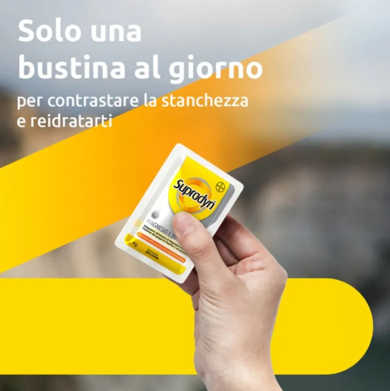 Supradyn Magnesio e Potassio Integratore Energetico 24+14 Bustine Omaggio
