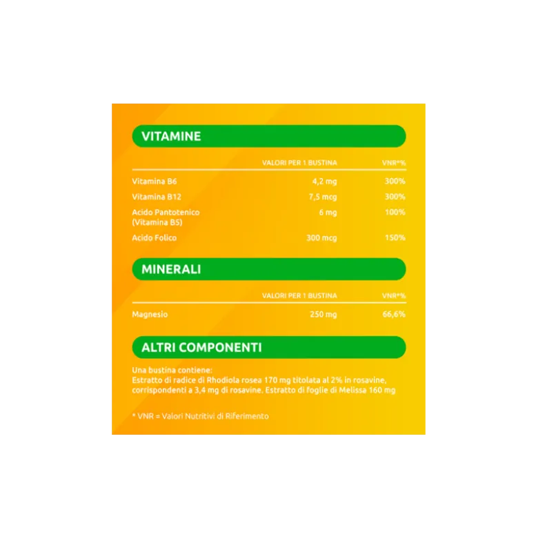 Supradyn Ricarica No Stress Integratore Vitamine e Magnesio 20 Bustine
