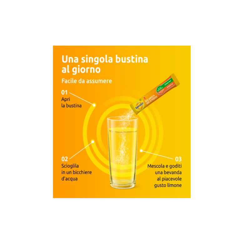 Supradyn Ricarica No Stress Integratore Vitamine e Magnesio 20 Bustine