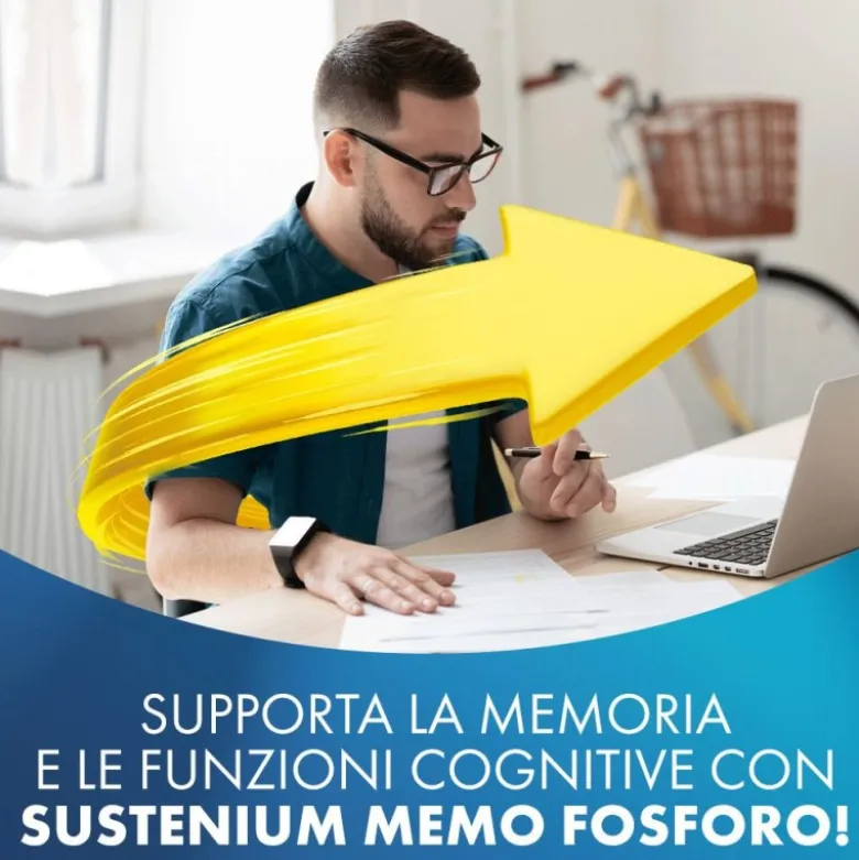 Sustenium Memo Fosforo per Memoria e Concentrazione 10 Flaconcini