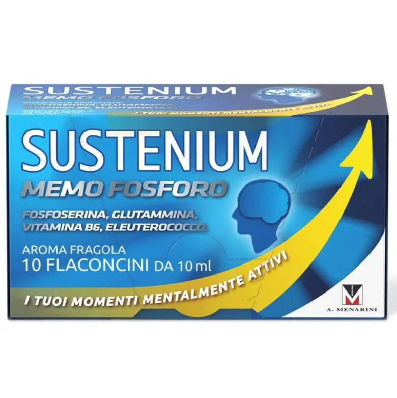 Sustenium Memo Fosforo per Memoria e Concentrazione 10 Flaconcini