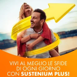 Sustenium Plus Integratore Energizzante per Stanchezza 22 Bustine Arancia