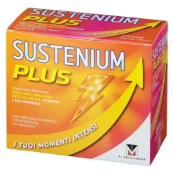Sustenium Plus Integratore Energizzante per Stanchezza 22 Bustine Arancia