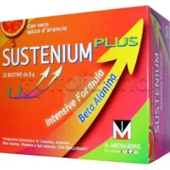Sustenium Plus Integratore Energizzante per Stanchezza 22 Bustine Arancia