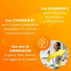 Sustenium Plus Integratore Energizzante per Stanchezza 22 Bustine Arancia