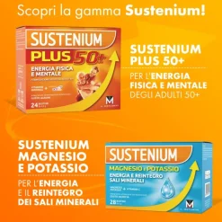 Sustenium Plus Integratore Energizzante per Stanchezza 22 Bustine Arancia