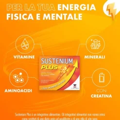 Sustenium Plus Integratore per Energia 22 Bustine + CONFEZIONE OMAGGIO