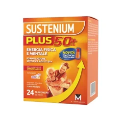 Sustenium Plus 50+ per Energia e Benessere 24 Flaconcini