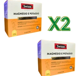 Swisse Magnesio e Potassio Forte Integratore Energizzante 2x24 Bustine