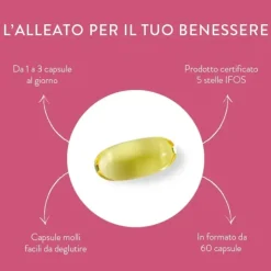 Swisse Omega 3 Concentrato Integratore per Cuore e Pressione 60 Capsule