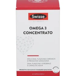 Swisse Omega 3 Concentrato Integratore per Cuore e Pressione 60 Capsule