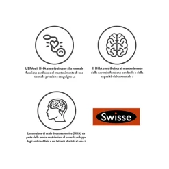 Swisse Omega 3 Concentrato Integratore per Cuore e Pressione 60 Capsule