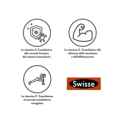 Swisse Vitamina C Effervescente per Difese Immunitarie 20 Compresse Effervescenti