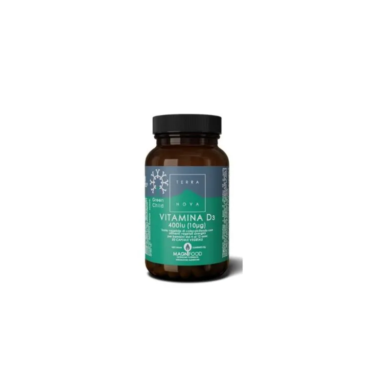 Terranova Multivitaminico Green Child Integratore Vitamina D3 50 Capsule