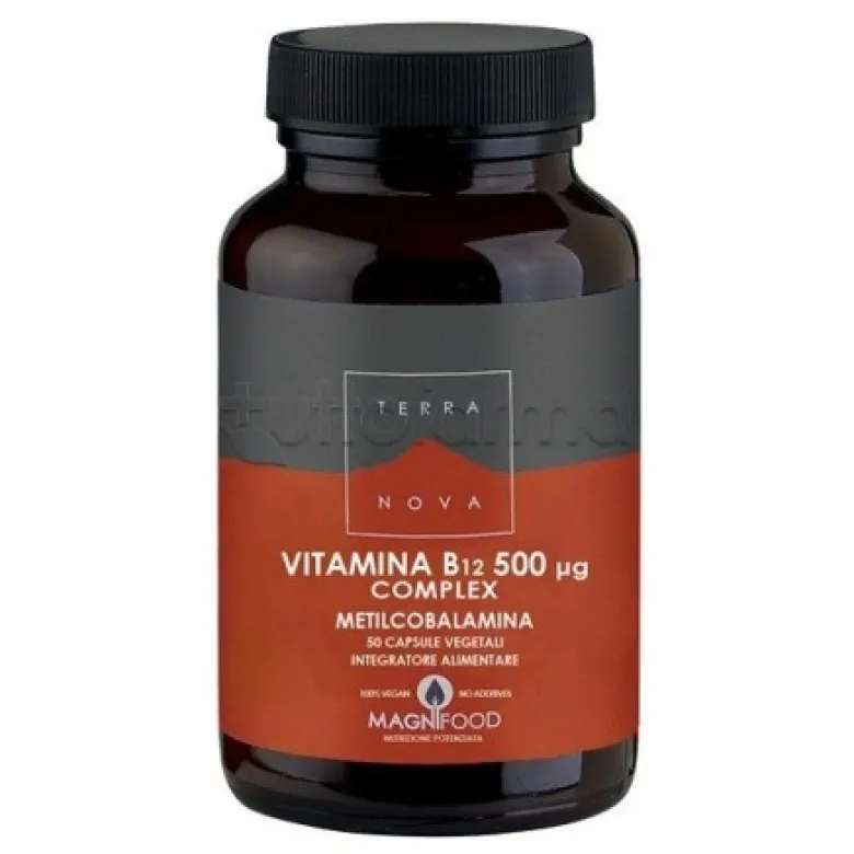 Terranova Vitamina B12 Complex Integratore Vitaminico 50 Capsule