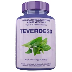 Teverde30 Integratore Te Verde Drenante e Dimagrante 60 Capsule