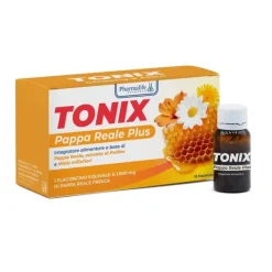Tonix Pappa Reale Plus Integratore Alimentare di Pappa Reale 10 Flaconcini Monodose