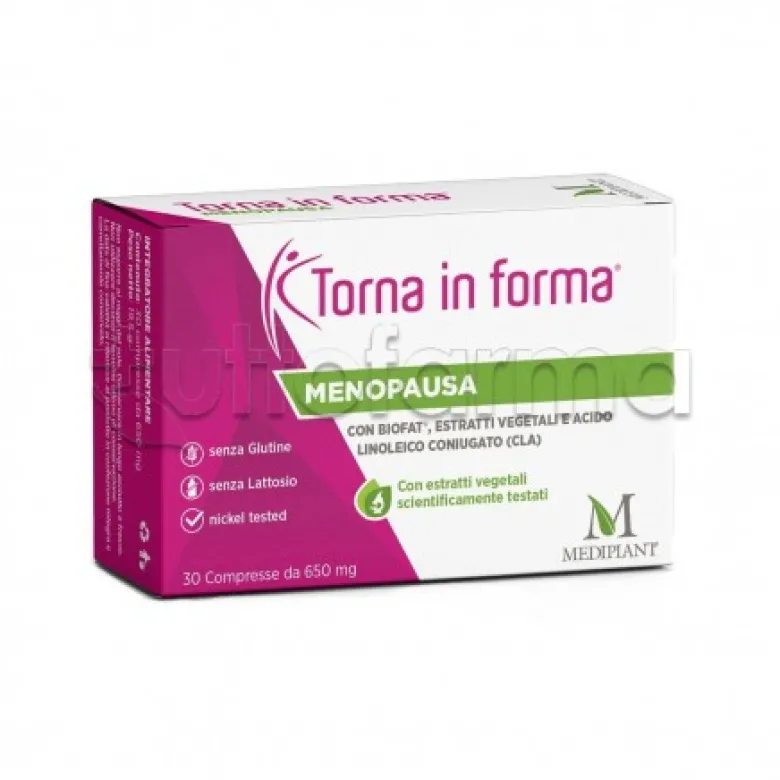 Torna in Forma Menopausa Integratore Alimentare 30 Compresse