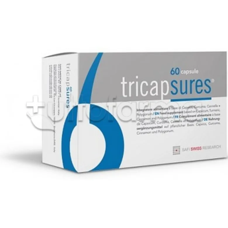 Tricapsures Integratore Anticaduta per Capelli 60 Capsule