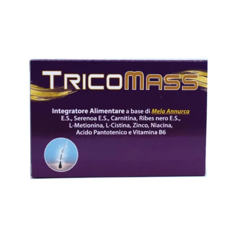 Tricomass Integratore per Benessere Capelli 30 Compresse