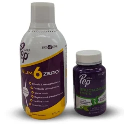 Ultra Pep Protocollo Slim 6 Zero Ananas 500ml + Brucia Grassi Forte 60 Compresse