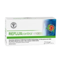 Unifarco Refluxcontrol Stick per Reflusso Gastroesofageo 20 Stick Monodose da 15 ml