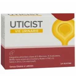 Uticist Integratore per Vie Urinarie con D-Mannosio e Cranberry 14 Bustine 2,5g