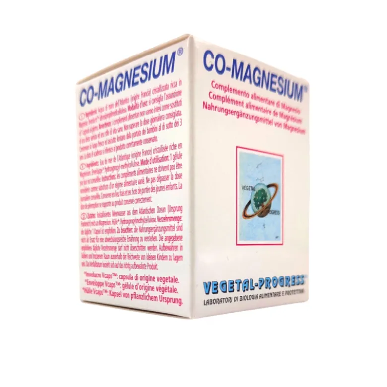 Vegetal Progress Co-Magnesium Integratore per Acidosi 30 Capsule