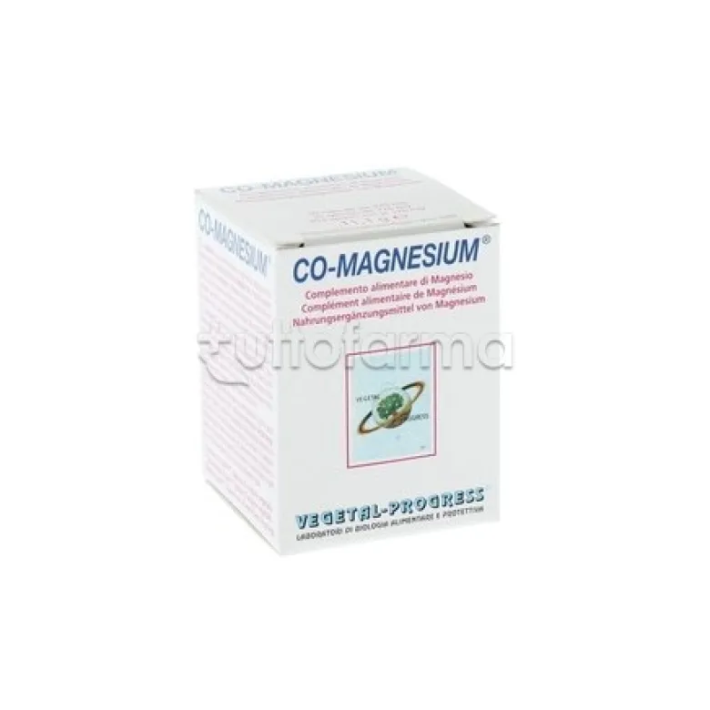 Vegetal Progress Co-Magnesium Integratore per Acidosi 30 Capsule