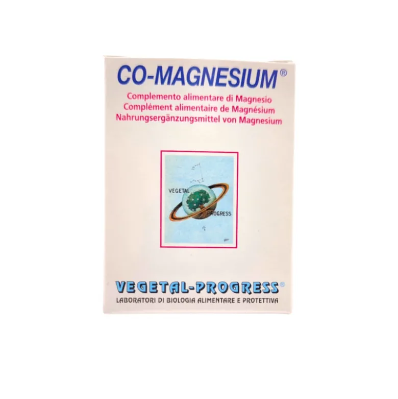 Vegetal Progress Co-Magnesium Integratore per Acidosi 30 Capsule