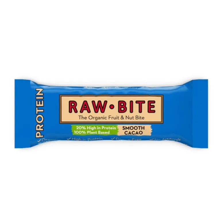 Vegetal Progress Raw Bite Protein Smooth Cacao Barretta Proteica 45gr