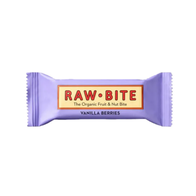 Vegetal Progress Raw-Bite Vaniglia e Frutti Rossi Barretta 50gr