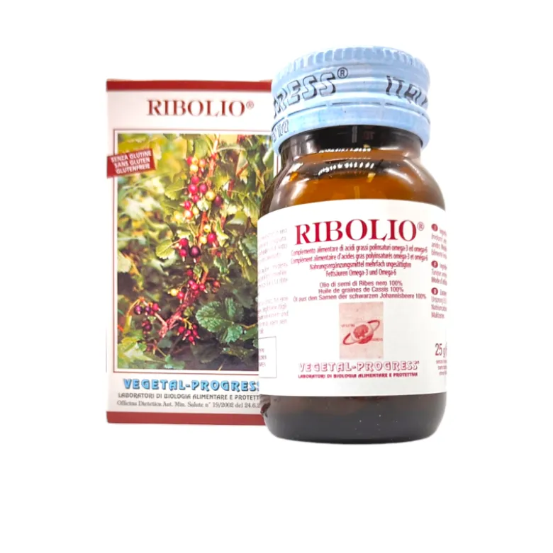 Vegetal Progress Ribolio Integratore di Omega 3 e 6 da 50 Capsule