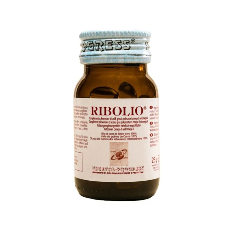 Vegetal Progress Ribolio Integratore di Omega 3 e 6 da 50 Capsule