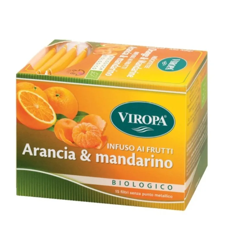 Viropa Arancia e Mandarino per Infuso Tisana 15 Bustine