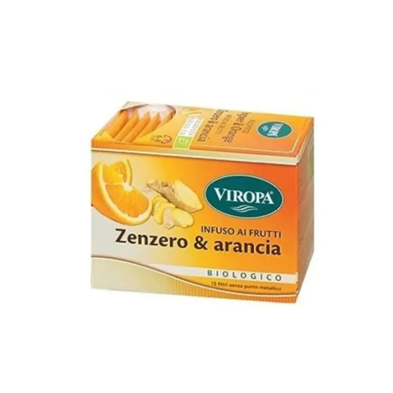 Viropa Infuso Zenzero e Arancia 15 Bustine