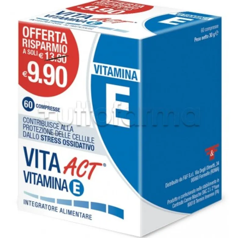 Vita Act Vitamina E Integratore Ricostituente 60 Compresse