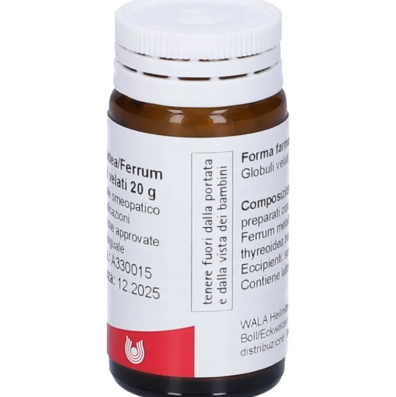 Wala Thyreoidea Ferrum Globuli Medicinale Omeopatico 20g