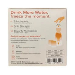 Waterdrop Microdrink Effervescente Aroma Te Freddo e Pesca 12 Cubetti