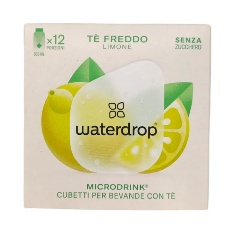 Waterdrop Microdrink Effervescente Aroma Te Freddo e Limone 12 Cubetti