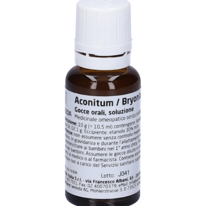 Weleda Aconitum e Bryonia Gocce Omeopatiche 20ml