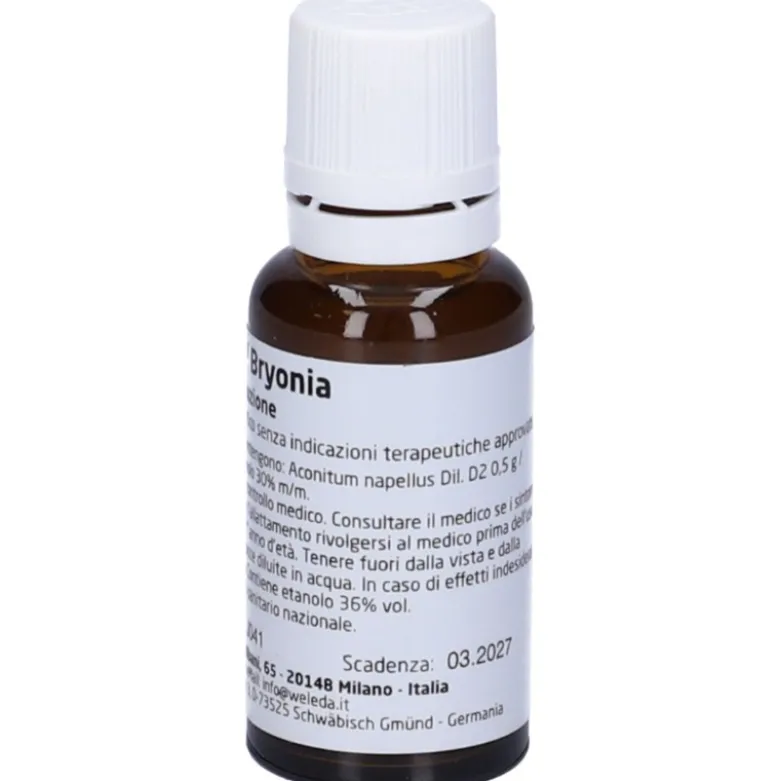 Weleda Aconitum e Bryonia Gocce Omeopatiche 20ml