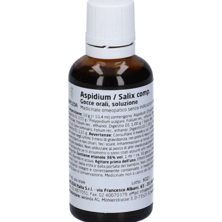 Weleda Aspidium Salix Complex Gocce Omeopatiche 50ml