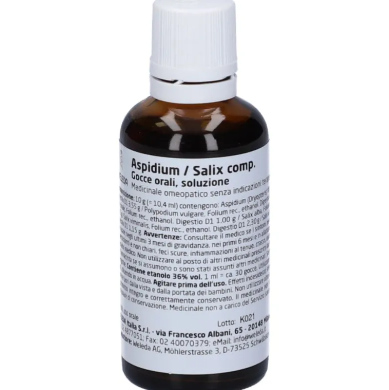 Weleda Aspidium Salix Complex Gocce Omeopatiche 50ml