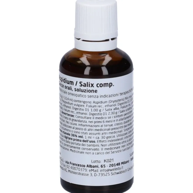 Weleda Aspidium Salix Complex Gocce Omeopatiche 50ml