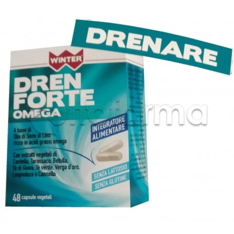 Winter Dren Forte Omega Integratore Drenante 48 Capsule