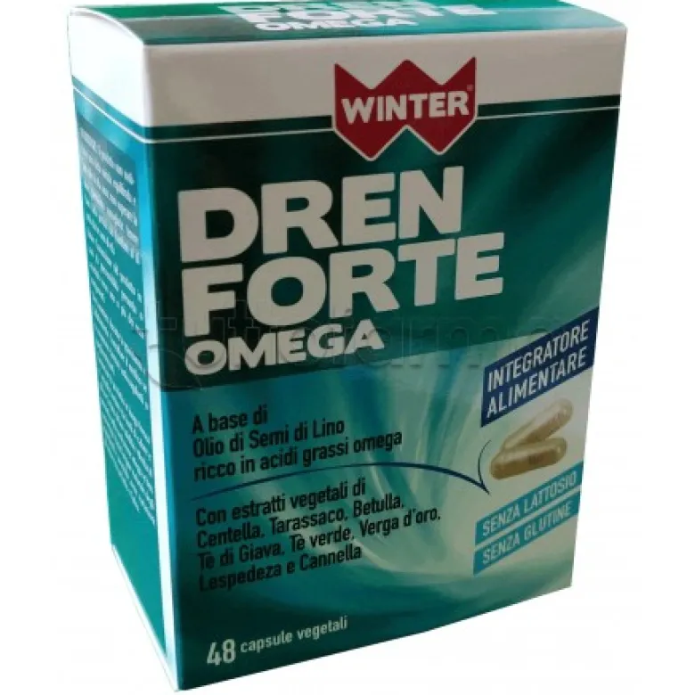 Winter Dren Forte Omega Integratore Drenante 48 Capsule