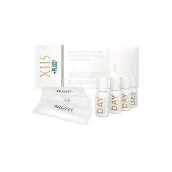 X115 +Plus 4 Integratore Antietà Elasticizzante per la Pelle 15 Flaconcini + 15 Bustine