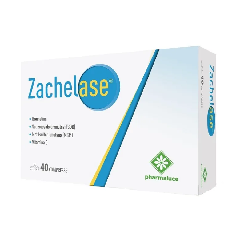 Zachelase Bromelina MSM e Vitamina C 40 Compresse